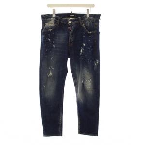 15SS DAN ELASTIC WAIST JEAN デニムパンツ ジーンズ ダメージ加工 52 青
