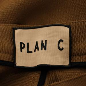 PLAN C ワイドパンツ 40 茶 ブラウン 無地 54LZ0TP057 /AN37