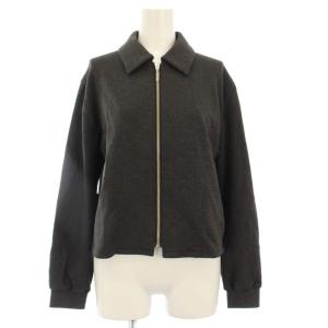 25AW DOUBLE KN LT N KNIT SHORT ZIP