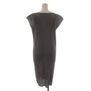 PLEATS PLEASE ISSEY MIYAKE イッセイミヤケ ワンピース グレー プリーツ加工 PP05JH113