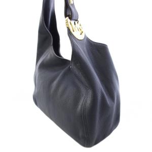 MICHAEL KORS ワンショルダーバッグ ロゴ レザー 紺 ネイビー /BB