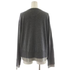 SLOBE IENA 25AW フェイクレイヤードカーディガン グレー 25080912284030 /AN75