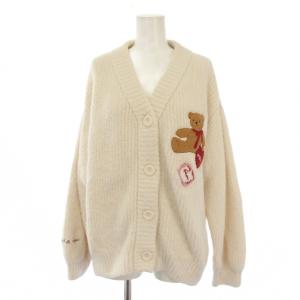 gelato pique 25AW ルームウェア セットアップ 上下 カーディガン 長袖 ショートパンツ ボア F アイボリー /BM
