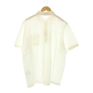 CROCODILE ポロシャツ 2L 白 半袖 ポロカラー 胸ポケット /JP