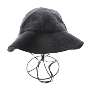 COMOLI シルクネップハット ブラック V01-07001