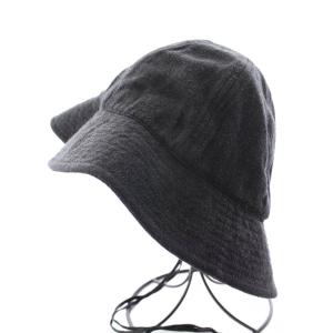 COMOLI シルクネップハット ブラック V01-07001