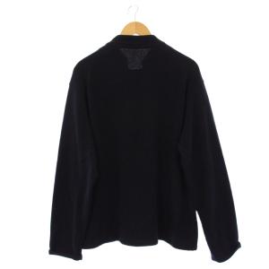 COMOLI 22AW カシミヤ スタンドカラーニットジャケット 1 ネイビー W03-06004