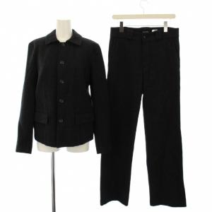 セットアップ ステンカラージャケット パンツ M 黒 ZUI13-JD113 /KH