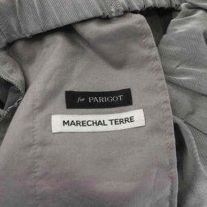 MARECHAL TERRE for PARIGOT ウエストギャザーパンツ スラックス 4 グレー ウエストゴム イージー /RR