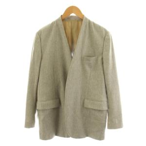 ノーカラージャケット 上着 1 グレー 長袖 168-1220057 /AN22