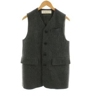 HERRINGBONE GILET 36 グレー ヘリンボーン 23AMSJK02