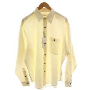 25AW WOOL DADDY SHIRT F0 ホワイト