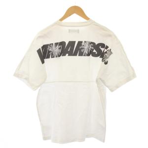 WHT Tシャツ 半袖 クルーネック ロゴ プリント M 白 ホワイト /BB