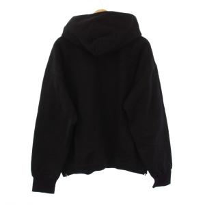 WIND AND SEA ジップアップパーカー スウェット 長袖 ロゴ XL 黒 /KH