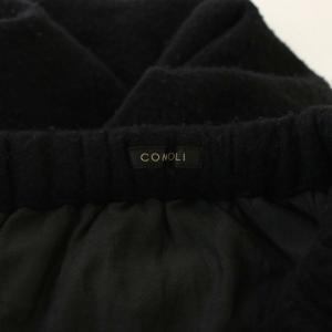 COMOLI 縮絨ウール 6Pパンツ イージー 1 ブラック Y03-03011