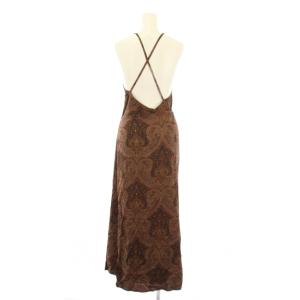 TODAYFUL Paisley Apron Dress ペイズリーエプロンドレス タイトワンピース ラップ 巻き マキシ