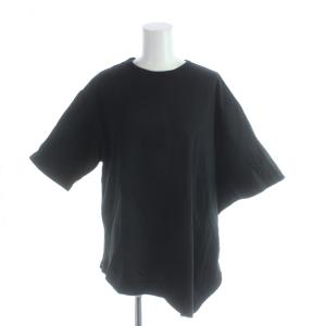Tシャツ 半袖 アシンメトリー F 黒 ブラック /AP