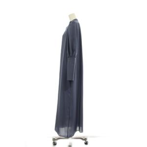 HYKE TWIST SATIN BALLOON SLEEVE DRESS ワンピース
