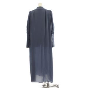 HYKE TWIST SATIN BALLOON SLEEVE DRESS ワンピース