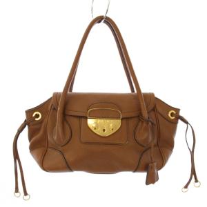 ハンドバッグ レザー ブラウン BR3207