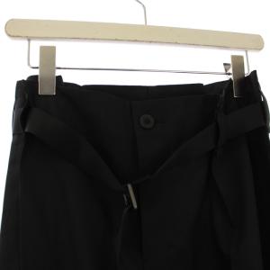 ISSEY MIYAKE 132 5. ワイドパンツ 3 ブラック IL41FF306