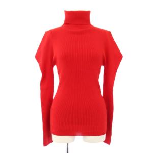 132 5. ニット カットソー タートルネック 長袖 2 赤 IL31KN704 /KH