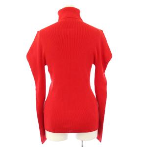 ISSEY MIYAKE 132 5. ニット カットソー タートルネック 長袖 2 赤 IL31KN704 /KH
