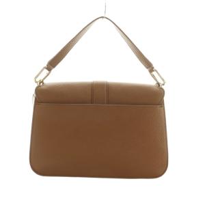 FURLA ソフィア グレイニー 2WAY ショルダーバッグ ハンドバッグ レザー フラップ 茶 /MI