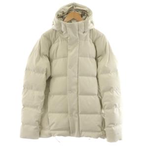 24AW ダウンジャケット フード アウター L アイボリー /AN45