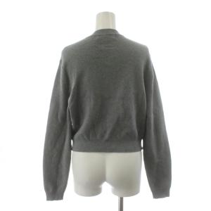 CABaN 23AW コットンカシミヤ クルーネックカーディガン XS グレー 39-02-34-02001 /AN40
