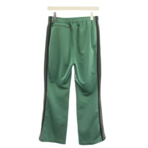 Needles BOOT-CUT TRACK PANT ブーツカット トラックパンツ S 緑 グリーン サイドライン ロゴ刺繍
