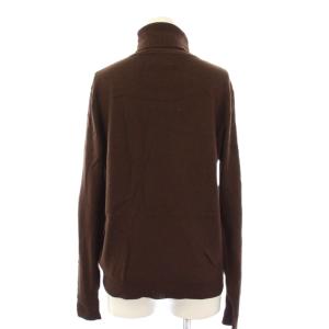 RALPH LAUREN ニット セーター カシミヤ混 L 茶 ブラウン タートルネック 長袖 無地 /KH