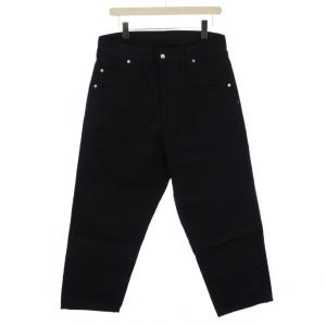 WORK PANTS FINE DRILL デニムパンツ ジーンズ ジップフライ 2 黒 0082 /BM