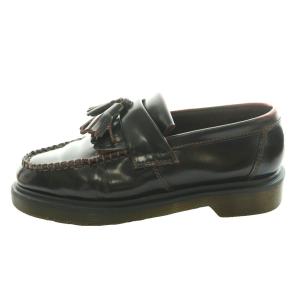 Dr.Martens エイドリアン ADRIAN タッセルローファー モカシン フリンジ UK4 黒 ブラック 赤 レッド /SS