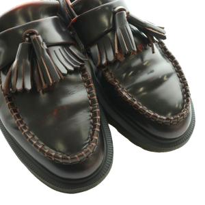 Dr.Martens エイドリアン ADRIAN タッセルローファー モカシン フリンジ UK4 黒 ブラック 赤 レッド /SS