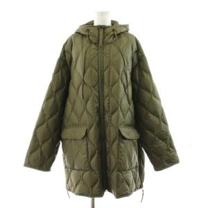 FREAK'S STORE別注 25AW フードミドル丈ソフトダウンコート ジップアップ ONE カーキ