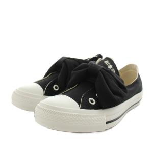 オールスター ALLSTAR スニーカー シューズ リボン 24.5cm 黒 ブラック 5SC587 /AN29