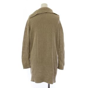 FOXEY ニット カーディガン リネン ベージュ 35497