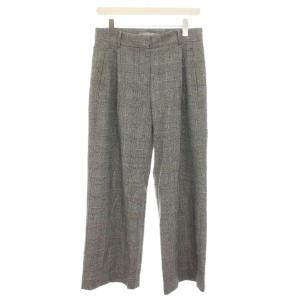 グレンウールレイ GLEN.WOOL RAE スラックス パンツ ジップフライ グレンチェック柄 40