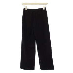 S Max Mara イージーパンツ ジップフライ ウール I38 黒 /BM