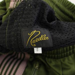 Needles track Pants トラックパンツ スラックス イージー ウエストゴム サイドライン ロゴ 刺繍 バイカラー