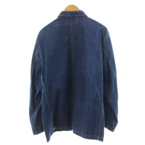 Levi's RED デニムジャケット ジージャン Gジャン 上着 L 紺 ネイビー 長袖 フラップポケット /AN26