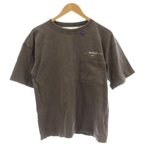 ダメージ加工 Tシャツ ポケット 半袖 XS グレー AA054F18185004 /G