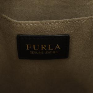 FURLA ショルダーバッグ ハンドバッグ 2way 巾着 レザー 白 ホワイト /AN16 D