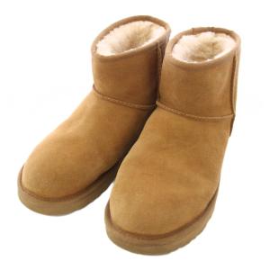 Classic Mini Deco Suede Boot ムートンブーツ ショートブーツ USA8 茶