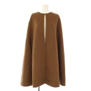 SIDE SLIT LONG CAPE 1 ブラウン MB194-2033