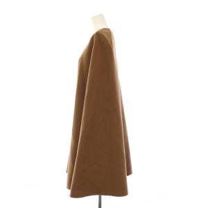 MADISONBLUE SIDE SLIT LONG CAPE 1 ブラウン MB194-2033