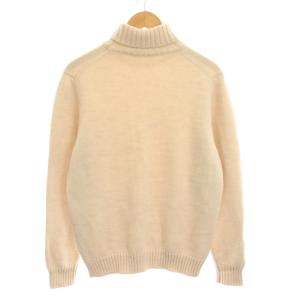 ZANONE ニット セーター ウール 50 ベージュ 無地 タートルネック 長袖 7ETJP1 ZC012 /YM