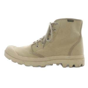 スニーカー ハイカット ロゴ キャンバス 27cm ベージュ /SR