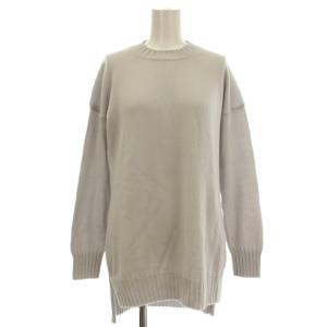 LEISURE ニット ウール セーター 長袖 XS ライトグレー 33660916 /G